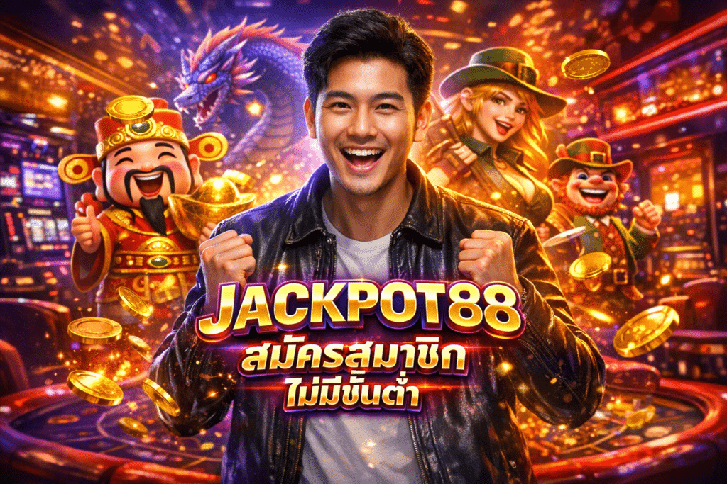 JACKPOT88 สมัครสมาชิก ไม่มีขั้นต่ำ