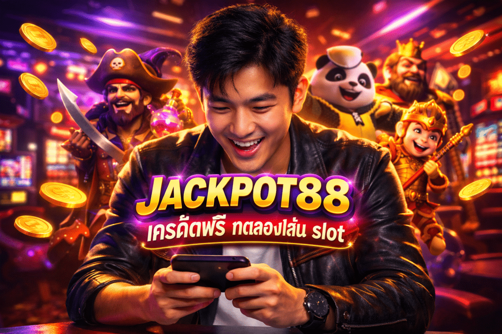 JACKPOT88 เครดิตฟรี ทดลองเล่น slot